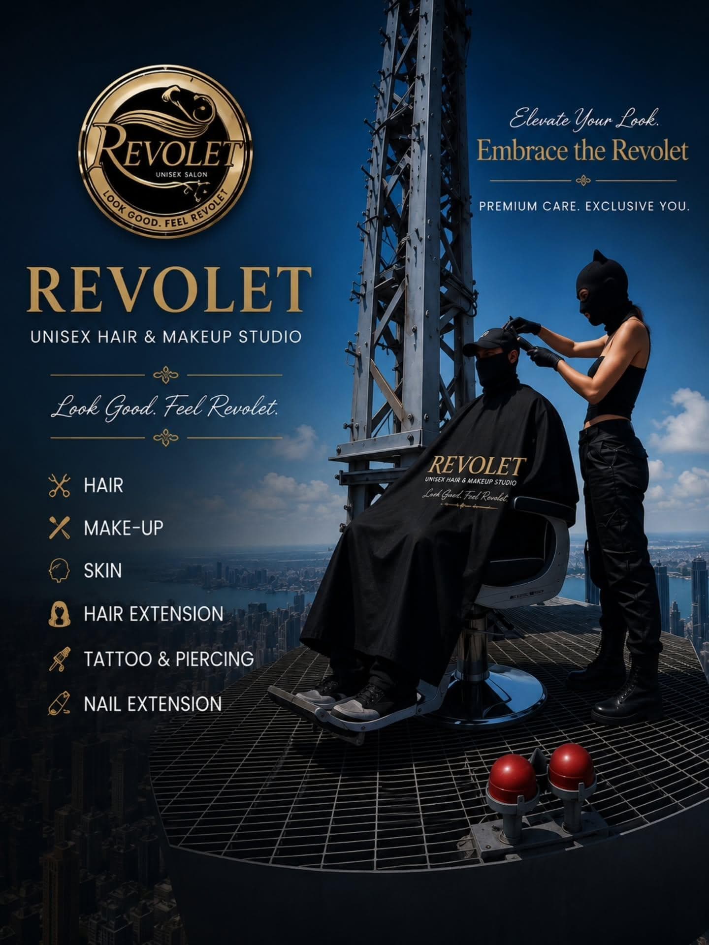 Revolet Unisex Salon Hero Banner